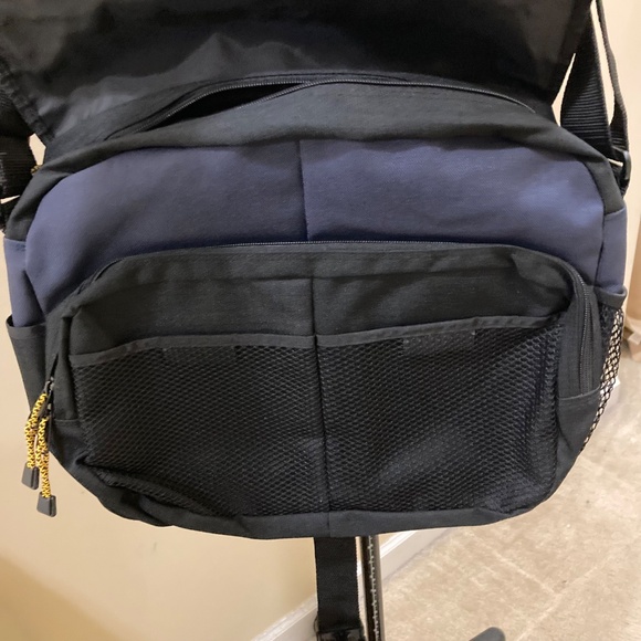 University of Michigan Messenger Bag, Blue, 17" x 14" x 4" - Picture 5 of 15